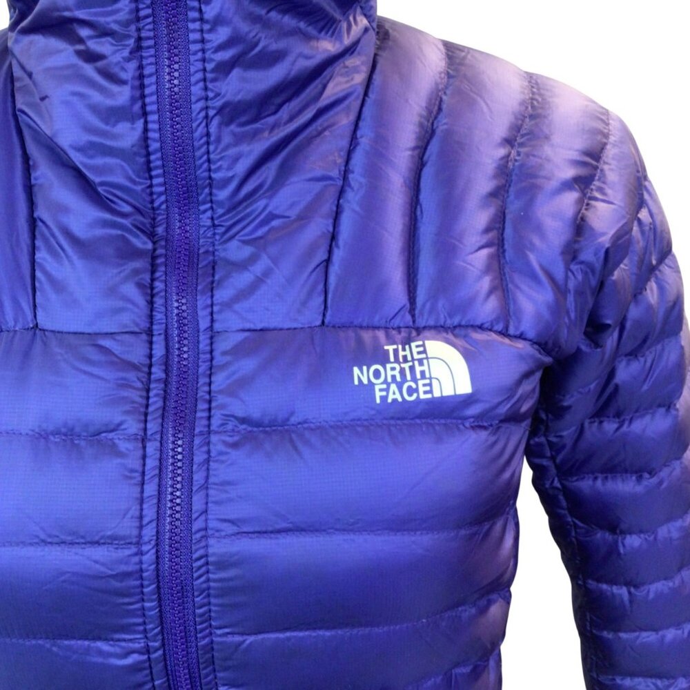North Face Summit Series Jacket Women XS Purple 800 Pro Down Hooded Pertex Quant - Picture 9 of 16